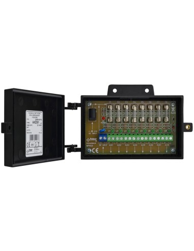 PULSAR AWZ591 - Moduł bezpiecznikowy rozgałęźny w obudowie plastikowej - TOPIC, LBC8/8x1A/FTA