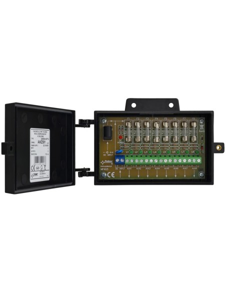 PULSAR AWZ591 - Moduł bezpiecznikowy rozgałęźny w obudowie plastikowej - TOPIC, LBC8/8x1A/FTA