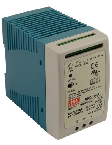 PULSAR DRC-100A - Zasilacz na szynę DIN, 13.8V/100W/4.5A/2.5A