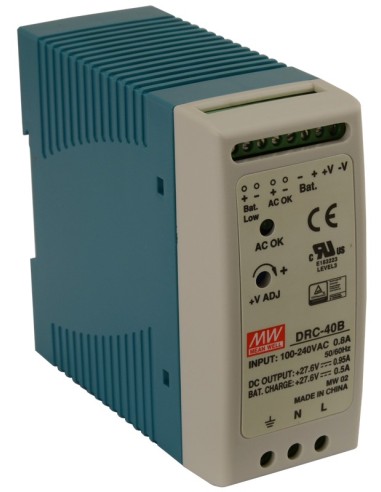 PULSAR DRC-40B - Zasilacz na szynę DIN, DRC 27.6V/40W/0.95A/0.5a