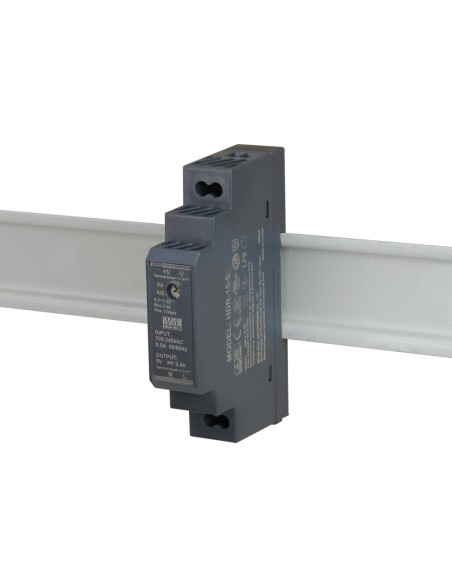 PULSAR HDR-15-5 - Zasilacz na szynę DIN HDR 5V/15W/2.4A