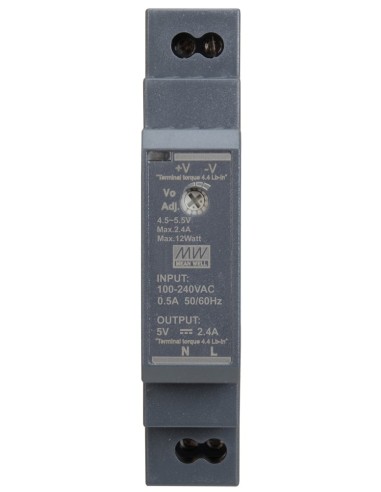 PULSAR HDR-15-5 - Zasilacz na szynę DIN HDR 5V/15W/2.4A