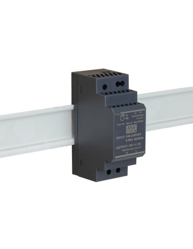 PULSAR HDR-30-15 - Zasilacz na szynę DIN HDR 15V/30W/2A