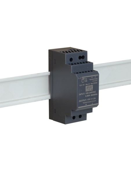 PULSAR HDR-30-15 - Zasilacz na szynę DIN HDR 15V/30W/2A