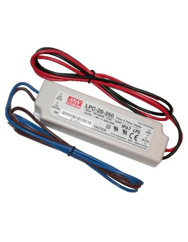PULSAR LPC-20-350 - Zasilacz stałoprądowy LED, LPC 9-48V/20W/350mA