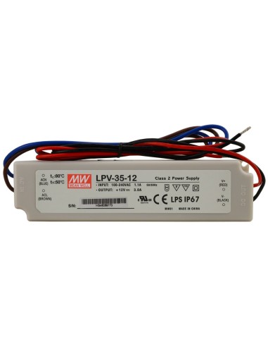 PULSAR LPV-35-12 - Zasilacz do oświetlenia LED, LPV 12V/35W/3A