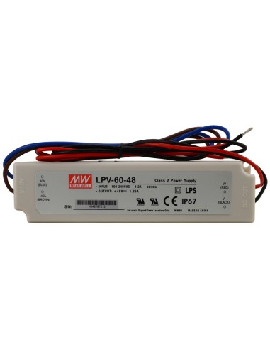 PULSAR LPV-60-48 - Zasilacz do oświetlenia LED, LPV 48V/60W/1.25A