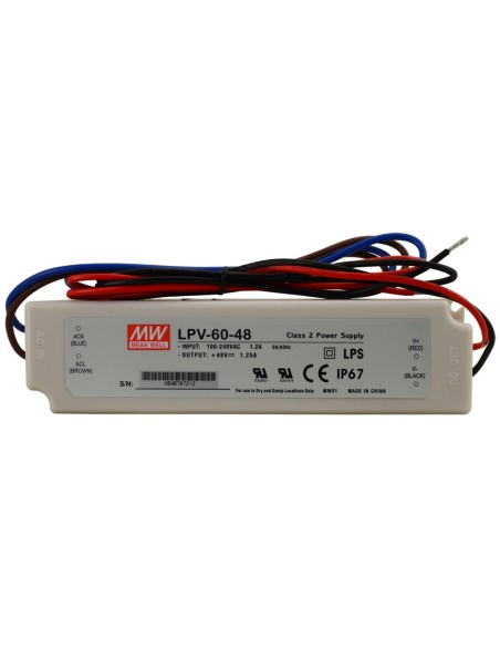 PULSAR LPV-60-48 - Zasilacz do oświetlenia LED, LPV 48V/60W/1.25A
