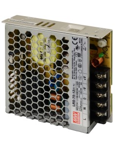 PULSAR LRS-75-12 - Zasilacz do zabudowy LRS 12V/75W/6A 2