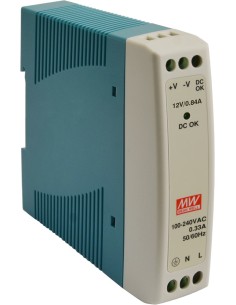 PULSAR MDR-10-12 - Zasilacz na szynę DIN, MDR 12V/10W/0,84A