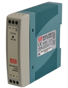 PULSAR MDR-10-24 - Zasilacz na szynę DIN, MDR 24V/10W/0,42A 2