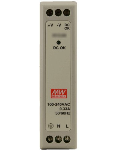 PULSAR MDR-10-24 - Zasilacz na szynę DIN, MDR 24V/10W/0,42A
