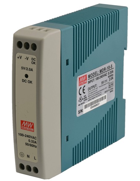 PULSAR MDR-10-5 - Zasilacz na szynę DIN, MDR 5V/10W/2A