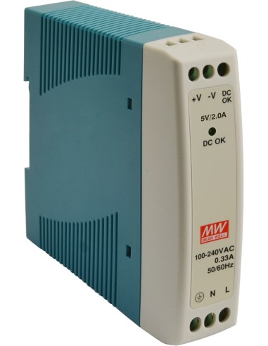 PULSAR MDR-10-5 - Zasilacz na szynę DIN, MDR 5V/10W/2A