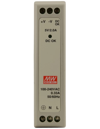 PULSAR MDR-10-5 - Zasilacz na szynę DIN, MDR 5V/10W/2A