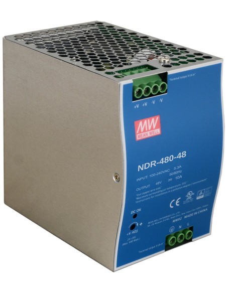 PULSAR NDR-480-48 - Zasilacz na szynę DIN, 48V/480W/10A