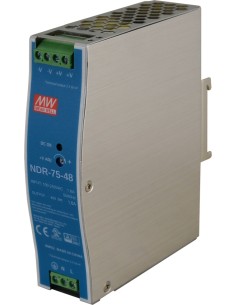 PULSAR NDR-75-48 - Zasilacz na szynę DIN, 48V/75W/1,6A 2