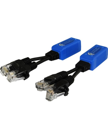 PULSAR P-POE2 - Splitter 2xRJ45 (wtyk) - 1xRJ45 (gniazdo)
