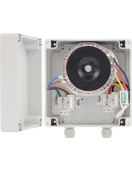 PULSAR PSACH01246 - Zasilacz AC do 1 kamery obrotowej w obudowie ABS hermetycznej, PSACH 24V/6A/1x6A, IP65