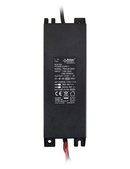 PULSAR PSCLB13830 - Zasilacz buforowy impulsowy 13,8V/3A