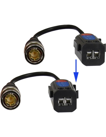 PULSAR P-TR1HD - Zestaw pasywnych transmiterów wideo HD z wtykiem BNC