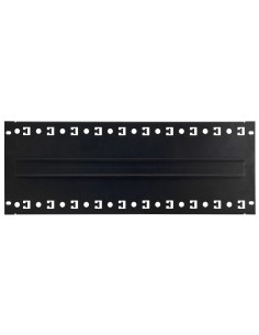 PULSAR RADIN - Blacha montażowa 4U z szyną DIN-TH35-24xS do szaf RACK19"