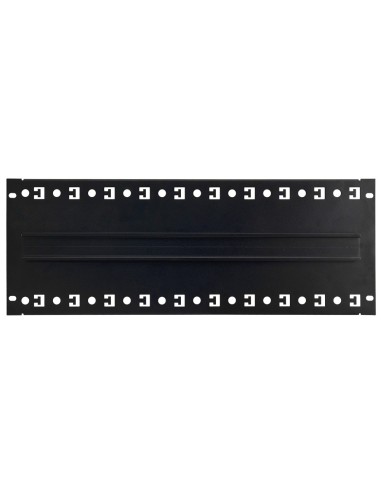PULSAR RADIN - Blacha montażowa 4U z szyną DIN-TH35-24xS do szaf RACK19"