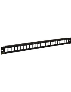 PULSAR RAP-RJ45 - Ramka RAP-RJ45 Patch Panel Keystone (RJ45), krosownica 24 porty