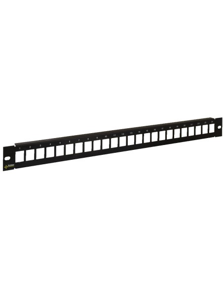 PULSAR RAP-RJ45 - Ramka RAP-RJ45 Patch Panel Keystone (RJ45), krosownica 24 porty