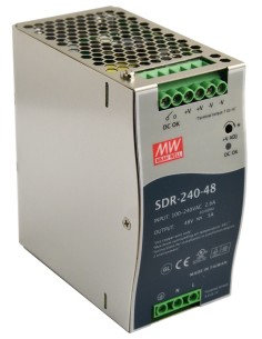 PULSAR SDR-240-48 - Zasilacz na szynę DIN, SDR 48V/240W/5A