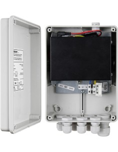 PULSAR SG64H - Switch PoE 6-portowy z zasilaczem do 4 kamer IP w obudowie hermetycznej, 4xPoE + 2xUPLINK, 52VDC / 30W/port (PoE+