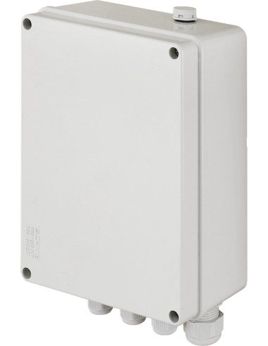 PULSAR SG64H - Switch PoE 6-portowy z zasilaczem do 4 kamer IP w obudowie hermetycznej, 4xPoE + 2xUPLINK, 52VDC / 30W/port (PoE+