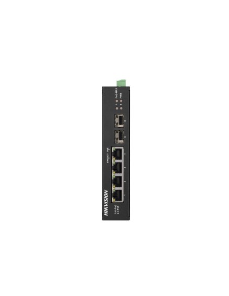 HIKVISION DS-3T0506HP-E/HS - Switch niezarządzalny gigabitowy 1x Hi-PoE, 3x PoE, 2× SFP