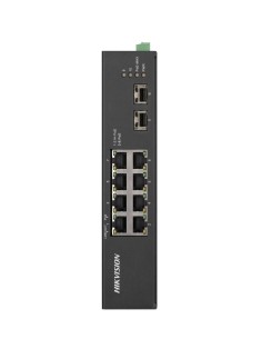 HIKVISION DS-3T0510HP-E/HS - Switch niezarządzalny gigabitowy 2x Hi-PoE, 6x PoE, 2x SFP