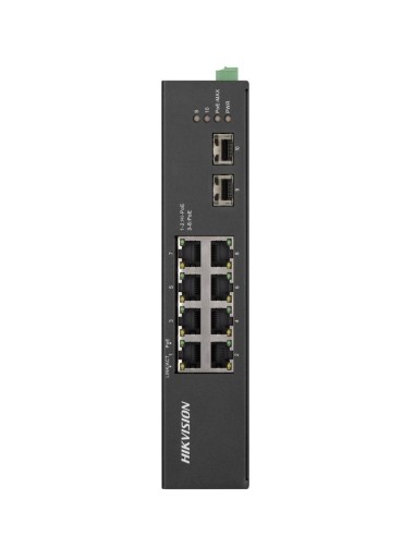 HIKVISION DS-3T0510HP-E/HS - Switch niezarządzalny gigabitowy 2x Hi-PoE, 6x PoE, 2x SFP