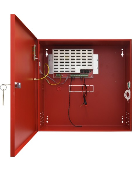 PULSAR EN54C-5A28 - Zasilacz do systemów przeciwpożarowych, EN54C 27.6V/5A/2x28Ah