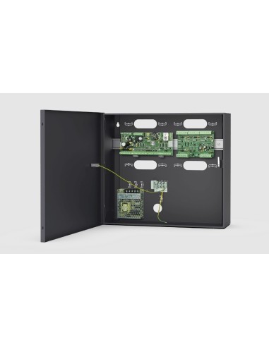 ROGER MC16-PAC-ST-4-KIT - Zestaw kontroli dostępu na 4 przejścia, metalowa obudowa ME-40, sieciowy kontroler dostępu MC16-PAC-ST