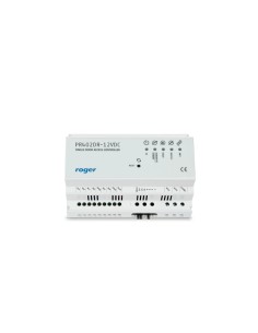 ROGER PR402DR-12VDC - Wewnętrzny kontroler dostępu w obudowie na szynę DIN, zasilanie 12 VDC 2