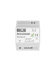BCS-ZA2425 - Zasilacz do systemu wideodomofonowego IP BCS