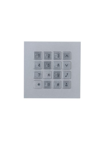DAHUA VTO4202F-MK - Moduł podświetlanej klawiatury, anodyzowany panel z aluminium, IP65, IK07, przeznaczony dla serii VTO4202F-X