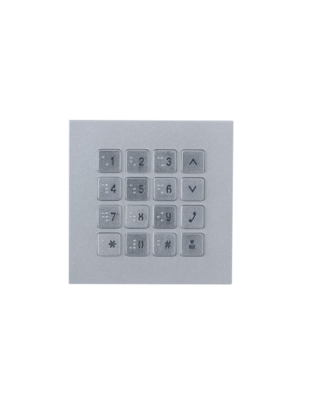 DAHUA VTO4202F-MK - Moduł podświetlanej klawiatury, anodyzowany panel z aluminium, IP65, IK07, przeznaczony dla serii VTO4202F-X