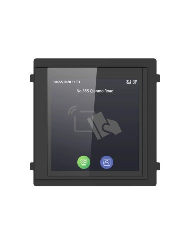 HIKVISION DS-KD-TDM - Moduł wyświetlacza dotykowego z czytnikiem i klawiaturą