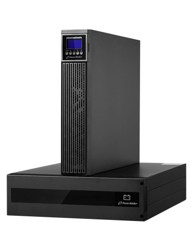 POWERWALKER VFI 10000 RTG PF1 - Zasilacz awaryjny 10000 VA, 2x IEC C13, Terminal, LCD, RACK 19" 5U