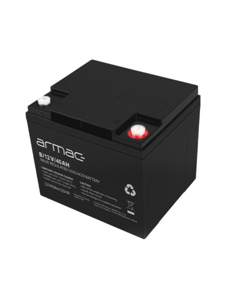 ARMAC B/12V/40AH - Uniwersalny akumulator żelowy do zasilaczy awaryjnych ARMAC, 12V/40AH