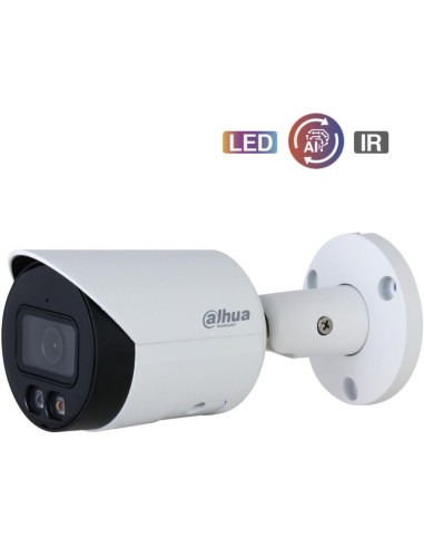 DAHUA IPC-HFW2249S-S-IL-0280B - Kamera IP tulejowa, WizSense, Full-color, IR, białe światło, zew. IP67