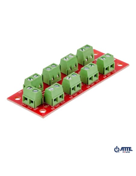 ATTE AF-P8-00-OF - Moduł dystrybucji zasilania 8 kanałów z bezpiecznikami