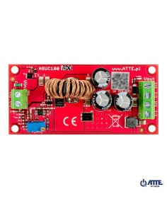 ATTE ASUC-100-AD0-OF - Przetwornica podnosząca napięcie z regulacją 12..48V