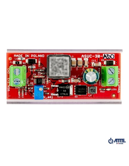 ATTE ASUC-30-AD0-OF - Przetwornica podnosząca napięcie z regulacją 12...48V