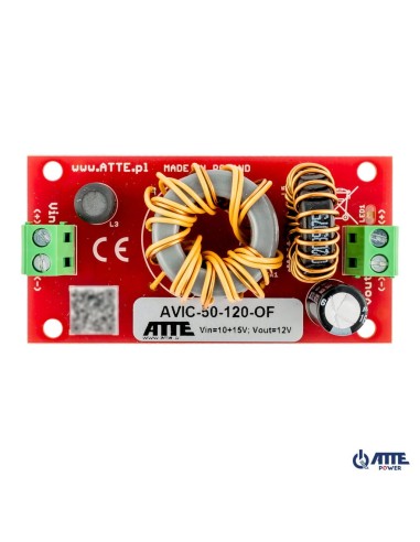 ATTE AVIC-50-120-OF - Izolowany moduł do zasilania rejestartora 12V