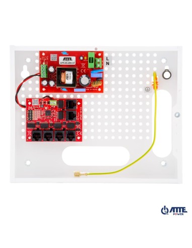 ATTE IP-5-11-E - Zestaw do 5 kamer IP switch PoE 5P+1UP